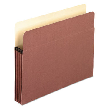 Pendaflex® Earthwise By Pendaflex 100% Recycled File Pockets, 5.25" Expansion, Letter Size, Red Fiber freeshipping - TVN Wholesale